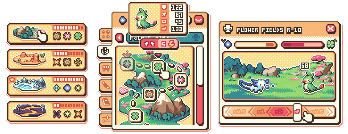 Combat menus